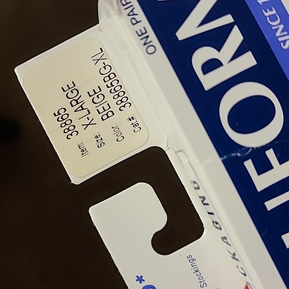 (2)New-TRUFORM Beige Compression Stockings-L/XL Bundle - Picture 5 of 5